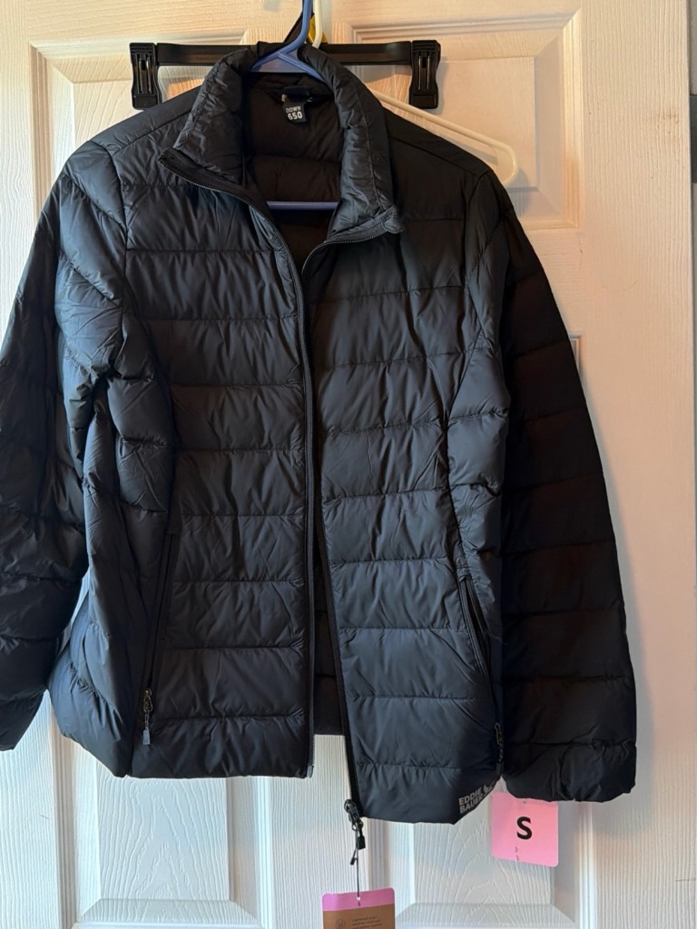 Eddie Bauer Black Quilted Women's Packable Puffer Jacket